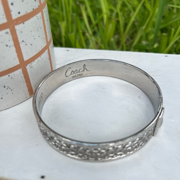 Authentic Silver Coach Bangle Y2K - Picture 3 of 12